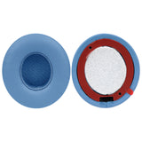 Geekria QuickFit Replacement Ear Pads for Beats Solo 4 Wireless On-Ear Headphones Ear Cushions, Headset Earpads, Ear Cups Cover Repair Parts (Blue)