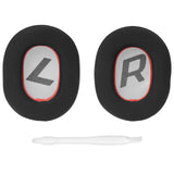 Geekria Sport Cooling-Gel Replacement Ear Pads for Plantronics BackBeat PRO 2, BackBeat PRO 2 Special Edition, Voyager 8200 UC Headphones Ear Cushions, Ear Cups Cover Repair Parts (Black/Red)