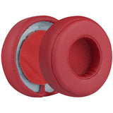 Geekria QuickFit Replacement Ear Pads for Monster Beats Pro Detox Headphones Ear Cushions, Repair Parts (Red)
