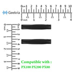 Geekria Protein Leather Headband Pad Compatible with Sennheiser PX100/ PX200/ PX80, Headphones, Replacement Band Repair Part (Black)