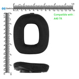 Geekria Comfort Velour Replacement Ear Pads for Astro A40 TR Headphones Ear Cushions, Headset Earpads, Ear Cups Cover Repair Parts (Black)