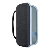 Geekria Shield Speaker Case Compatible with Bose SoundLink Flex Bluetooth Portable Speaker Case, Replacement Hard Shell Travel Carrying Bag with Cable Storage (Black/Blue)