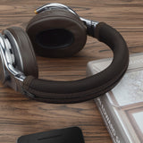 Geekria Flex Fabric Headband Cover Compatible with Sony MDR 1A, MDR 1RNC, MDR 1R, 1RBT, 1ADAC, 1AM2, 1RMK2, MDR-1RNCMK2 Headphones, Head Cushion Pad Protector, Replacement Repair Part (Brown)