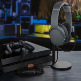 Geekria Boom Mic Headphones Cable Compatible with Skullcandy, Soundcore, Beats 3.5mm Jack Nylon Braided Replacement Cord with Boom Microphone and Volume/Mute Control for Gaming & Meeting (5.6 ft)