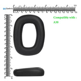 Geekria QuickFit Replacement Ear Pads for Logitech Astro A30 Headphones Ear Cushions, Headset Earpads, Ear Cups Cover Repair Parts (Black)