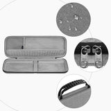 Geekria Keyboard Carrying Case, Hard Shell Protective Travel Bag. Compatible with Apple Magic Keyboard with Numeric Keypad and Apple Magic Mouse Combo Case. (Light Grey)