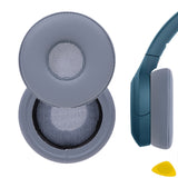 Geekria QuickFit Replacement Ear Pads for Sony WH-H810 Wireless Headphones Ear Cushions, Headset Earpads, Ear Cups Cover Repair Parts ( Blue )