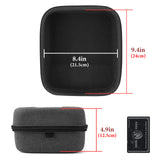 Geekria Shield Case for Large-Sized Over-Ear Headphones, Compatible with Sennheiser HD660s 2, HD599, Replacement Protective Hard Shell Travel Carrying Bag with Cable Storage (Dark Grey)