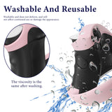 Geekria Upgraded Controller Cover Compatible with SONY PS VR2, Anti-Fall Protective Handle Sleeve for VR Accessories, Soft Ring Hand Grips Unibody Design, Touch Controller Grip Cover (Pink,1Pair)