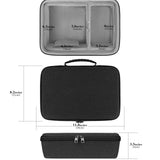 Geekria Audio Interface Carrying Case, Hard Shell Travel Bag Compatible with Universal Audio Apollo Twin X DUO/Apollo Twin X QUAD/Apollo Twin X DUO Gen 2/Apollo Twin X QUAD Gen 2 (Dark Gray)