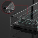 Geekria Tenkeyless TKL Keyboard Dust Cover, Clear Acrylic Keypads Cover for 80% Compact 87 Key Mechanical Gaming Wireless Keyboard, Compatible with Logitech G PRO TKL/G PRO X TKL, G915 TKL.