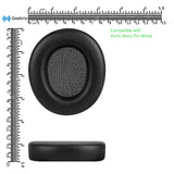 Geekria QuickFit Replacement Ear Pads for SteelSeries Arctis Nova Pro Wired Headphones Ear Cushions, Headset Earpads, Ear Cups Cover Repair Parts (Black)