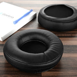 Geekria PRO Extra Thick Replacement Ear Pads for ATH-AD1000X AD2000X Ad700 Ad900x A500 A500x AD500x A700 A900x A950lp Headphones Ear Cushions, Headset Earpads, Ear Cups Cover Repair Parts (Black)