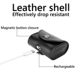 Geekria Belt Case Cover Compatible with Apple AirPods4, AirPods Pro 3/2 Earbuds, Belt Clip Protective Carrying Pouch (Black)