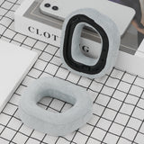 Geekria Comfort Micro Suede Replacement Ear Pads for Corsair HS80 Max/ HS80 USB Wired/ HS80 RGB Wireless Gaming Headphones Cushions, Repair Parts (Extra Thick/Grey)