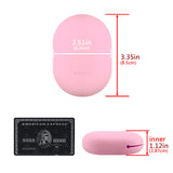 Geekria Earbuds Silicone Case for Sennheiser CX 300 II, CX 500i, CX200, CX 685, MX 365, IE80, MM30I Earbud Protection Squeeze Pouch / Pocket Soft Earphone Storage Bag (Pink, Size S, 2 Packs)