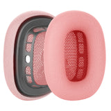 Geekria QuickFit Replacement Ear Pads Compatible with Apple Airpods MAX Headphones Ear Cushions, Headset Earpads, Ear Cups Cover Repair Parts (Pink)