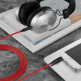 Geekria Audio Cable Compatible with Audio-Technica ATH-MSR7 ATH-SR5 ATH-AR3BT ATH-M20xBT ATH-M50xBT2, Pioneer SEMS7BT Headphones Cable, 1/8" (3.5mm) to 3.5mm Aux Replacement Stereo Cord (4ft/1.2m)