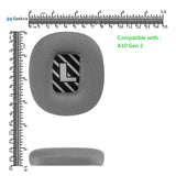 Geekria Comfort Mesh Fabric Replacement Ear Pads for Astro Gaming A10 Gen 2 Headphones Ear Cushions, Headset Earpads, Ear Cups Cover Repair Parts (Grey/Black)