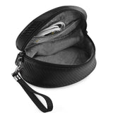 Geekria Headphone Pouch Compatible with Beats Solo 3, Solo 2, Studio Pro, Studio, Studio 3, Solo HD Case, Replacement Protective Travel Carrying Bag with Cable Storage (Black)