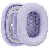 Geekria Comfort Mesh Fabric Replacement Ear Pads Compatible with Apple AirPods MAX (A2096), AirPods MAX2 (A3184) Headphones, Ear Cushions, Repair Parts (Purple)