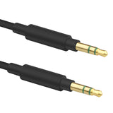 Geekria Audio Cable Compatible with Anker Soundcore H30i, Space One, Q11i, Life 2 Neo/Active, Q30, Q35, Q20i, Q45, Vortex, 3.5mm Aux Replacement Stereo Cord (4 ft / 1.2 m)