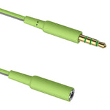 Geekria 3.5mm (1/8") Male to 3.5mm (1/8") Female Headphone Plug Adapter, Audio Extension Cable, TPE Cable Compatible with iPhone 6S 6S Plus, headphone amplifier (55cm+75cm/2 Pack)