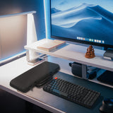 Geekria 90%-96% Keyboard Case, Compatible with Keychron K4 / K4 HE, RK Royal KLUDGE RK96 / RK100, Hard Shell Travel Carrying Bag for 100keys Mechanical Gaming Keyboard (Dark Gray)