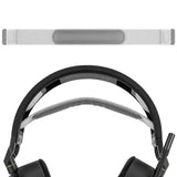 Geekria Flex Fabric Headband Pad Compatible with Corsair HS80 RGB, HS80 MAX, Headphones Replacement Band, Repair Part (White)