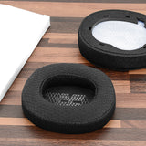 Geekria Comfort Mesh Fabric Replacement Ear Pads for JBL Live 650 BTNC, Lifestyle E65BTNC, Duet NC, Live 660 BTNC Ear Cushions, Repair Parts (Black)