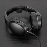 Geekria Boom Mic Headphones Cable Compatible with Skullcandy Hesh 3, Evo, Crusher Evo, Venue Headsets, 3.5mm Jack Nylon Braided Replacement Cord with Boom Microphone for Gaming & Meeting (5.6 ft)