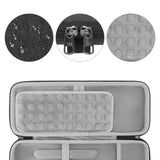 Geekria Keyboard Carrying Case, Compatible with Logitech Keys-to-GO 2 Keyboard and M350s Mouse Combo Case, Hard Shell Protective Travel Bag (Dark Grey)