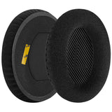 Geekria Comfort Velour Ear Pads for Bose New QuietComfort, QC 45/ 35II/ 35IIGaming/ 35/ 25/ 15/ SE, AE 2/2i/2w, SoundTrue, SoundLink AE2 Headphones, Ear Cushions with Video Guide (Black)