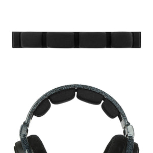 Geekria Mesh Fabric Headband Pad Compatible with Sennheiser HD600, HD580, HD650, HD660 S, Headphones Replacement Band, Headset Head Cushion Cover Repair Part (Black)