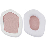 Geekria Comfort Mesh Fabric Replacement Ear Pads for Logitech G733, G535, G335 Headphones Ear Cushions, Repair Parts (White+Pink)