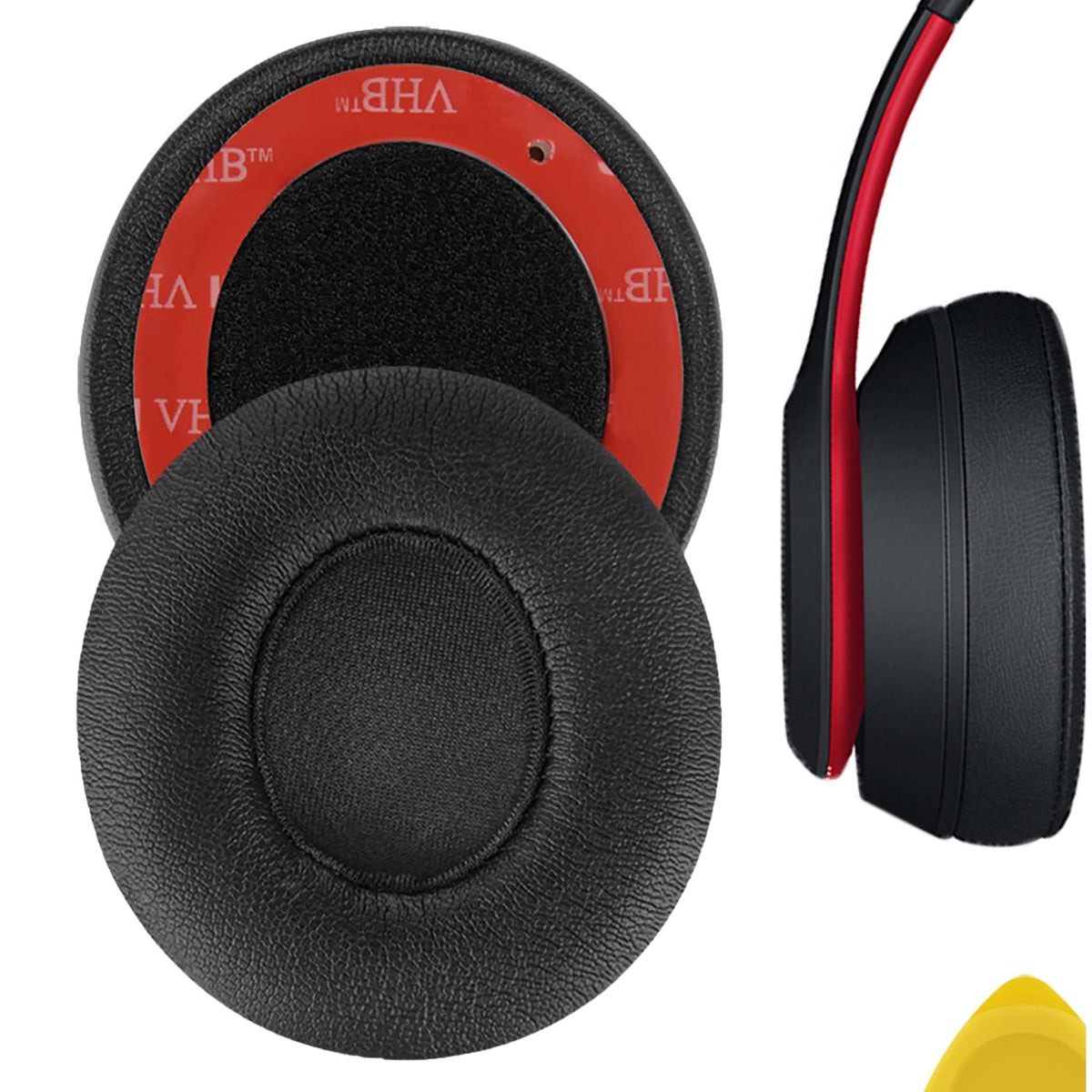 Geekria QuickFit Replacement Ear Pads for Beats Solo 3 (A1796), Solo 3