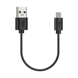 Geekria USB Headphones Short Charger Cable Compatible with Bose QC35II QC35 QC25, JBL T450BT 700BT, Sony WH-CH700N WH-H900N, USB to Micro-USB Replacement Power Charging Cord (1ft/30cm)