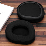 Geekria Comfort Mesh Fabric Replacement Ear Pads for Turtle Beach Stealth 600 Gen2/Gen2USB/Gen2MAX/Gen3(600XB)/500 XB Wireless Headphones, Repair Parts (Black)