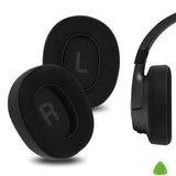 Geekria Comfort Mesh Fabric Replacement Ear Pads for JBL Tune 700BT, 710BT, 720BT, 750BTNC, 760NC, 770NC Wireless Over-Ear Headphones, Ear Cushions, Repair Parts (Black)