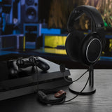 Geekria Boom Mic Cable Compatible with Sennheiser HD 620S/599/598/505, 2.5mm Jack Nylon Braided Replacement Cord with Boom Microphone and Volume/Mute Control for Gaming & Meeting (5.6ft)