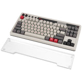 Geekria Acrylic TKL Keyboard Wrist Rest, for 80% Layout 87 Key Mechanical Gaming Keyboard.Ergonomic for Easy Typing Pain Relief Compatible with Razer TKL Keyboard, Logitech TKL Keyboard (Frosted)