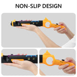 Geekria Game Gun Compatible with Nintendo Switch/OLED Joy-Cons Grip, Fit for Splatoon, Resident Evil, Hunting Simulator, Wolfenstein, Sniper Elite, Juarez, Type Shooting Gaming Accessories