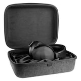 Geekria Shield Case for Large Sized Over-Ear Headphones, Replacement Protective Hard Shell Travel Carrying Bag with Cable Storage, Compatible with ATH-AWKT, SONY MDR-Z1R (Dark Grey)