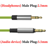 Geekria Audio Cable Compatible with AKG N60NC, N700NC, N60, Y600NC, Y500, Y50, Y40, Y50BT, Y45BT, N90Q Headphones Cable, 3.5mm to 2.5mm Replacement Stereo Cord (4 ft/1.2 m)