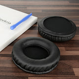Geekria QuickFit Replacement Ear Pads for Sony MDR-V55, V500DJ Headphones Ear Cushions, Headset Earpads, Ear Cups Cover Repair Parts On-Ear to Over-Ear Conversion (Black)
