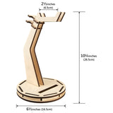 Geekria DIY Wooden Desktop Headphone Stand Gaming Headphone Display Headset Holder Compatible with Sennheiser, Bose, Beats, Razer, AKG, Logitech, HyperX, Sony PS4 Headphone.