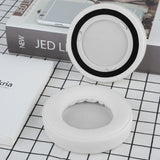 Geekria QuickFit Replacement Ear Pads for Corsair Virtuoso RGB, Virtuoso RGB Wireless SE, Virtuoso RGB Wireless XT Headphones Ear Cushions, Headset Earpads, Ear Cups Cover Repair Parts (White)