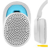 Geekria QuickFit Replacement Ear Pads for Skullcandy Riff Wireless Headphones Ear Cushions, Headset Earpads, Ear Cups Cover Repair Parts (White)
