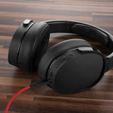 Geekria Audio Cable with Mic Compatible with Skullcandy Hesh Evo, Hesh 3, Crusher EVO, Riff 2 Headphones Cable, 1/8" (3.5mm) to 3.5mm Replacement Stereo Cord with Inline Microphone (4ft/1.2m)