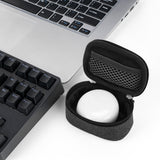 Geekria Earbuds Carrying Case Compatible with Logitech G FITS True Wireless Gaming Earbuds Case, Replacement Protective Travel Pouch Bag with Cable Storage (Dark Grey)
